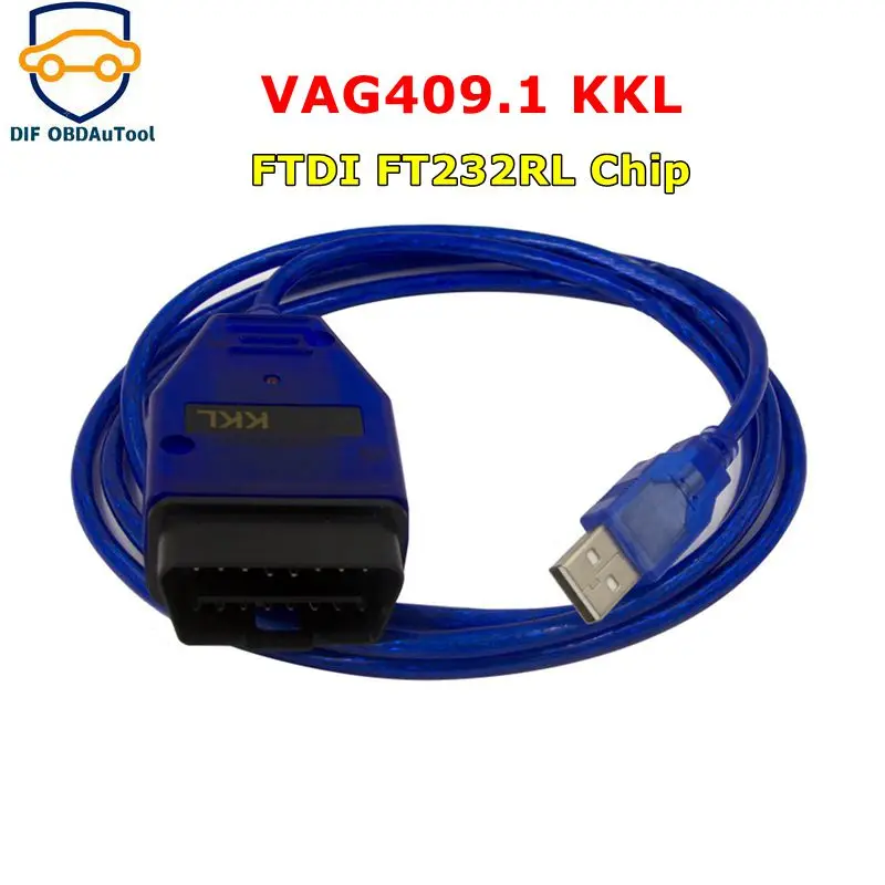 

OBD2 USB Interface Diagnostic Cable For VAG 409 KKL with FTDI FT232RLChip for VAG-KKL for vag409.1