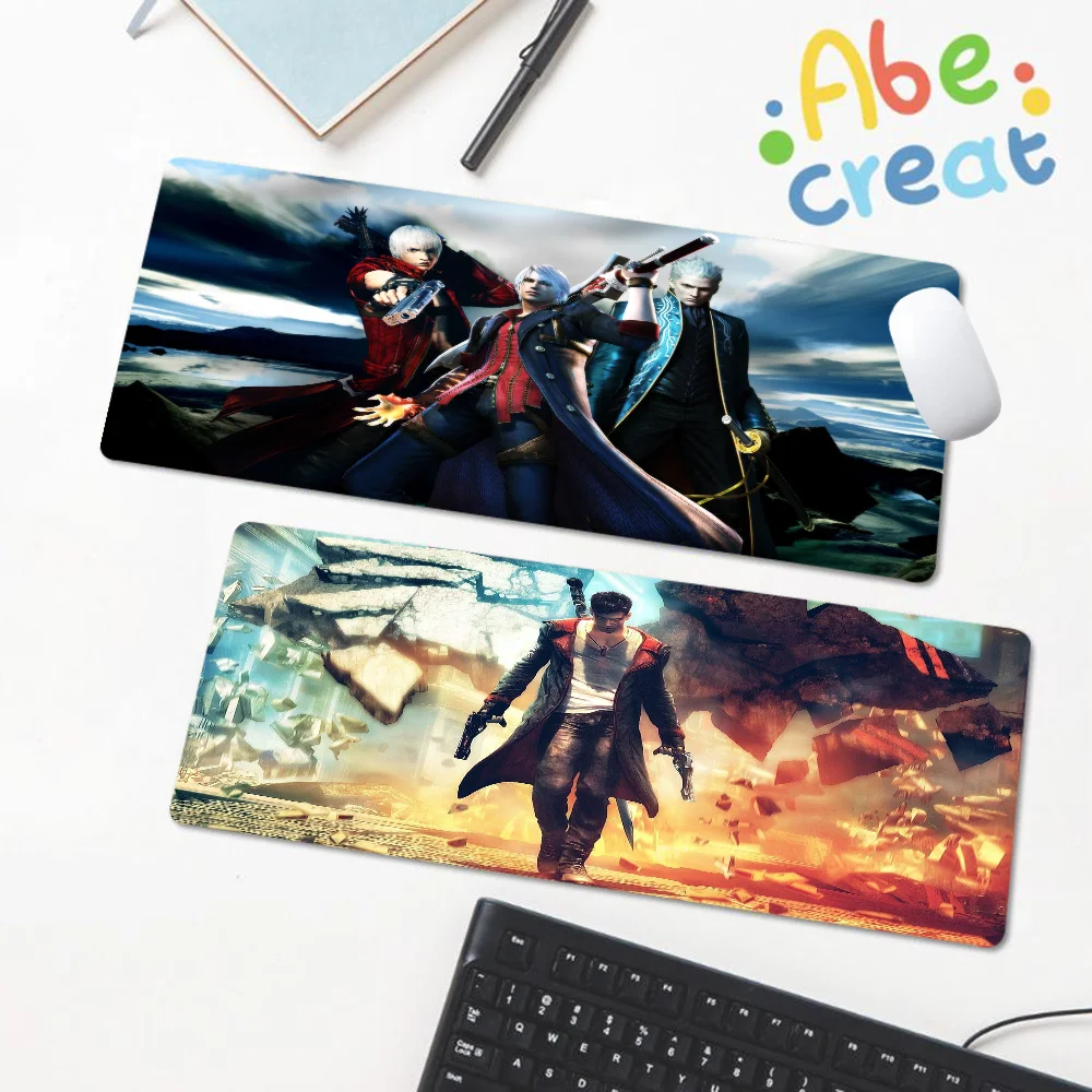 Game D-DEVIL MAY CRY Rubber XXL Table Mat Student Mousepad Gamer Computer Keyboard Pad Games Pad For PC Computer Table