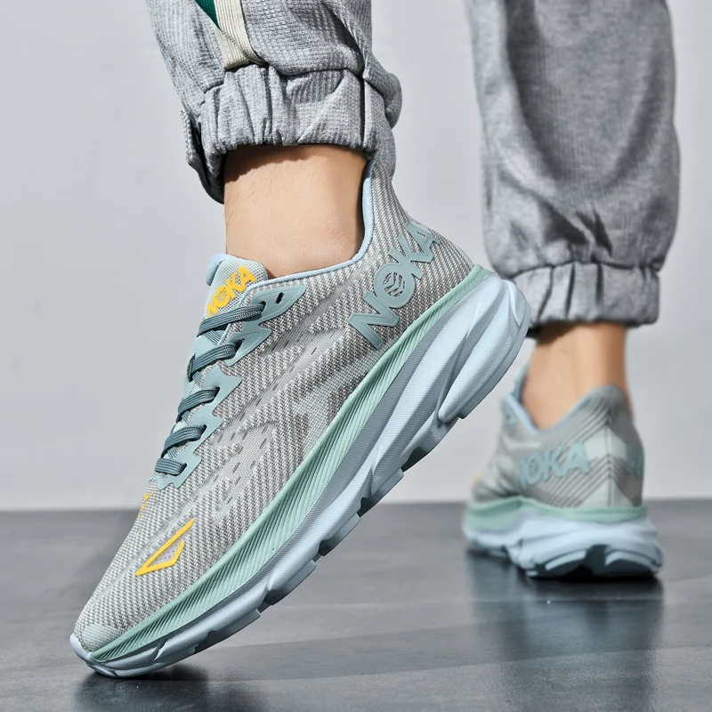 

Мужские кроссовки для бега, дышащие, с амортизацией, для активного отдыха, роскошные, для пар, нескользящие, сетчатые, для бездорожья