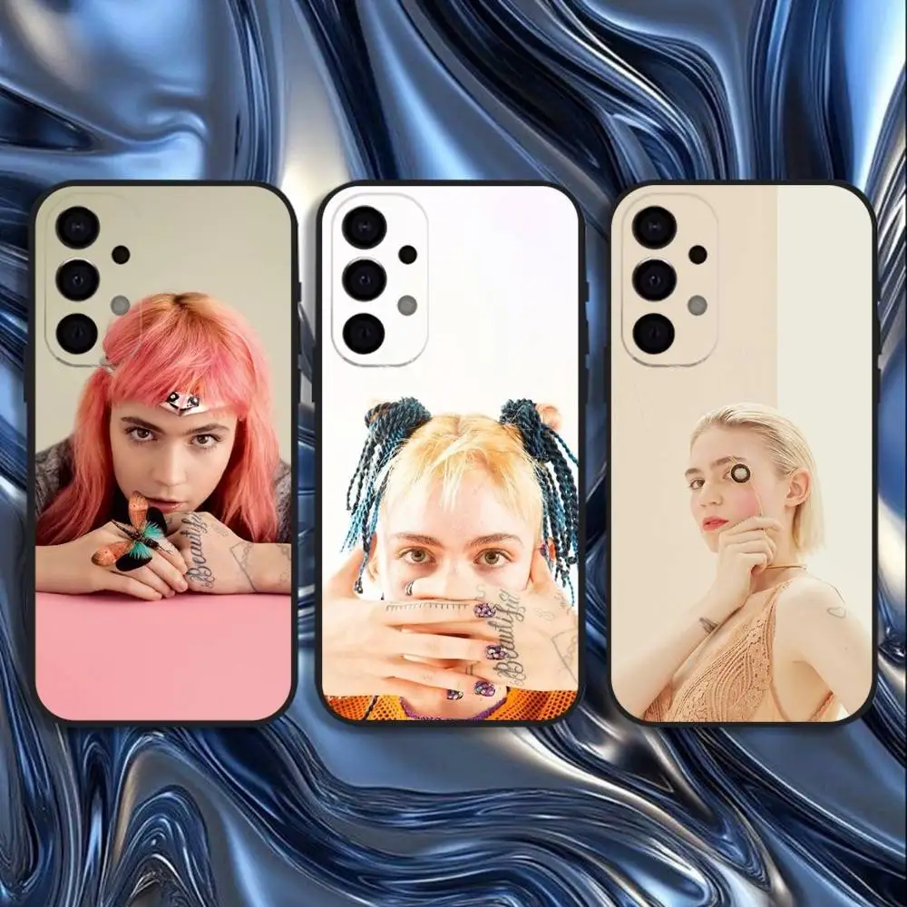 

Чехол для телефона Grimes Singer Miss Anthropocene для Samsung S25, S24, S21, S22, S23, S30, Ultra, S20, Plus, Fe, Lite, черный чехол 5G