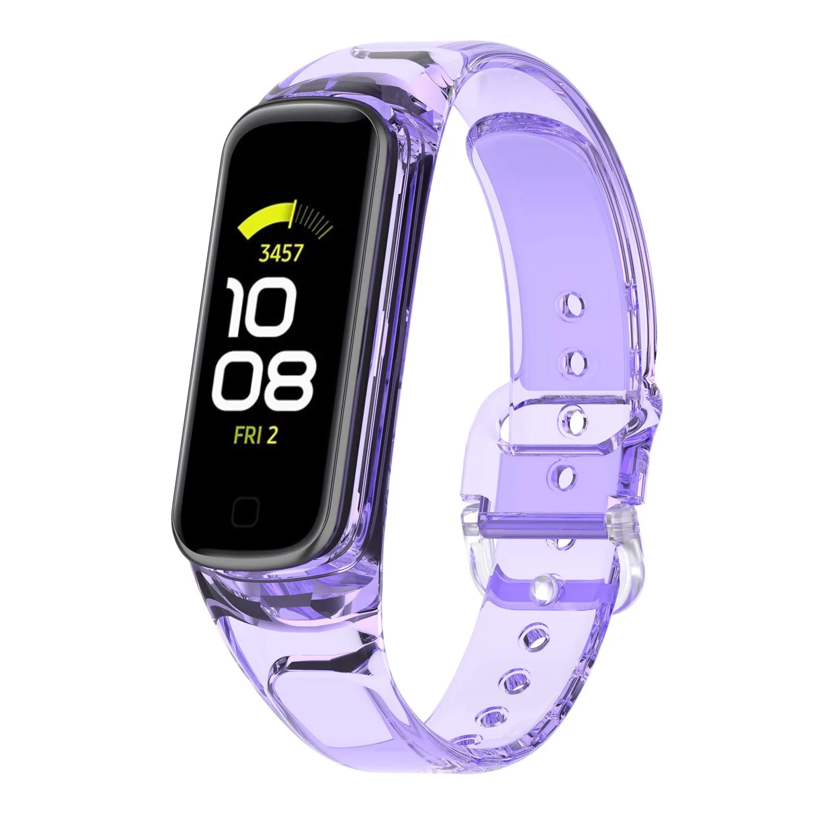 High Quality Replacement Tpu Strap For Samsung Galaxy Fit 2 Transparent Wristband Colorful Replace Support Accessories