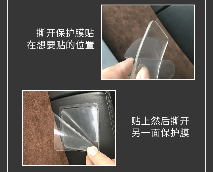 取り外し可能な滑り止めアクセサリー付きシリコンカーダッシュグリップ、両面スーパーグリップ、取り付けが簡単、ホームアクセサリー、10ピース/セット