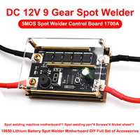 12V Spot Welder Module 18650 Lithium Battery 5MOS Spot Welder Motherboard DIY Battery Spot Welding Machine 9 Gears Adjustment