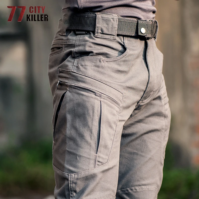 77City Killer SWAT IX8 Tactical Pants Men Military Waterproof Wear-resistant Joggers Cargo City Army Multi-pocket Mens Trousers