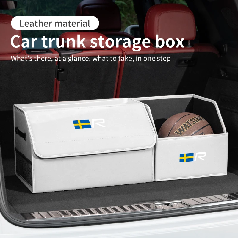 Car Trunk Storage Box Collapsible Camping Bag Toolbox For Volvo XC60 XC90 S60 V40 V50 V60 XC40 V70 V90 S90 S80 C30 S40 S70 XV40