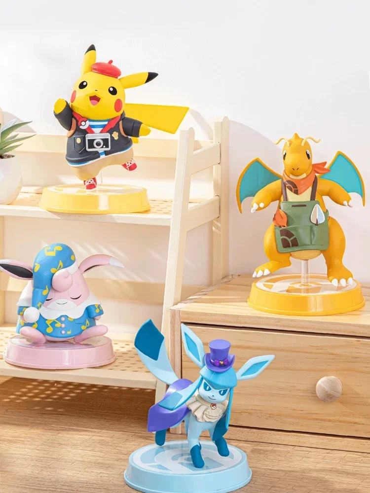 figurine-pokemon-grande-serie-d'assemblage-pikachu-jigglypuff-glaceon-dragonite-modele-d'action-jouets-cadeau-d'anniversaire