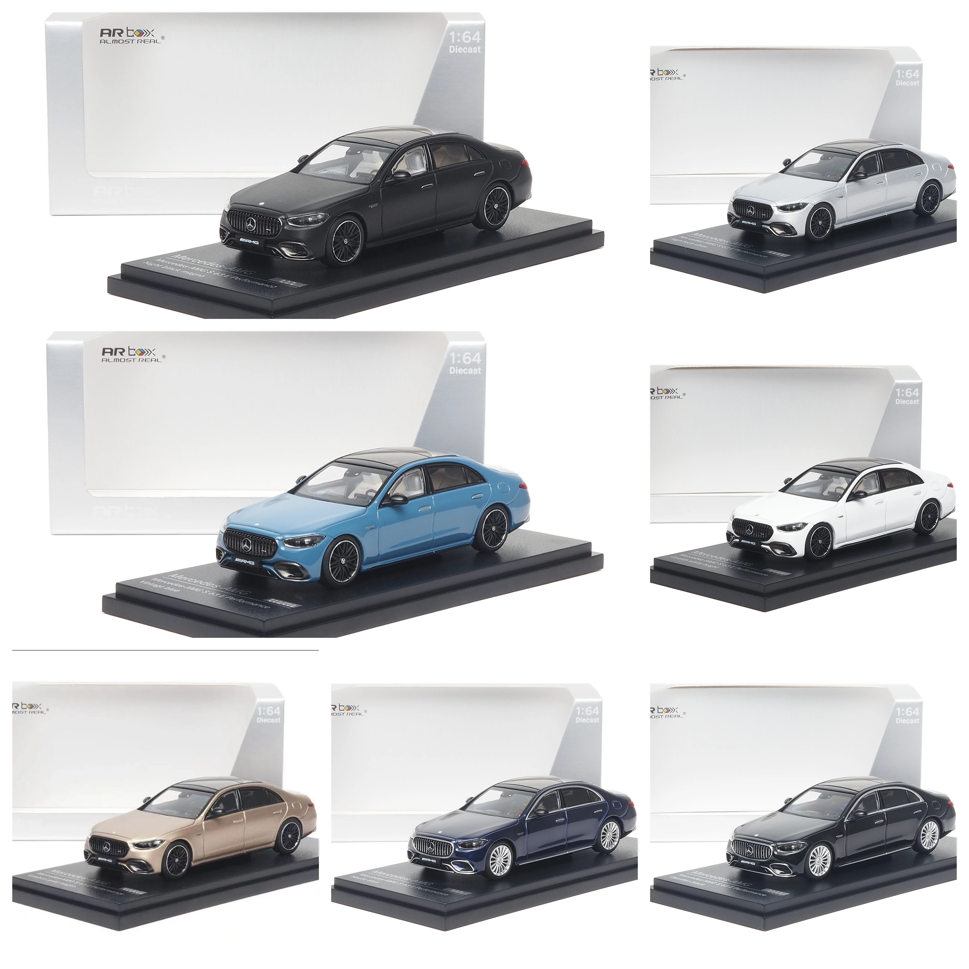 Diecast Car Model Almost Real AR Box S63 S 63 E Performance 2023 1