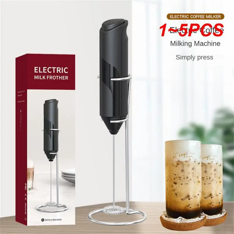 

Electric Milk Frother Stick Portable Mini Drink Mixer Coffee Brush Battery Operated for Latte Matcha Tea Cappuccino