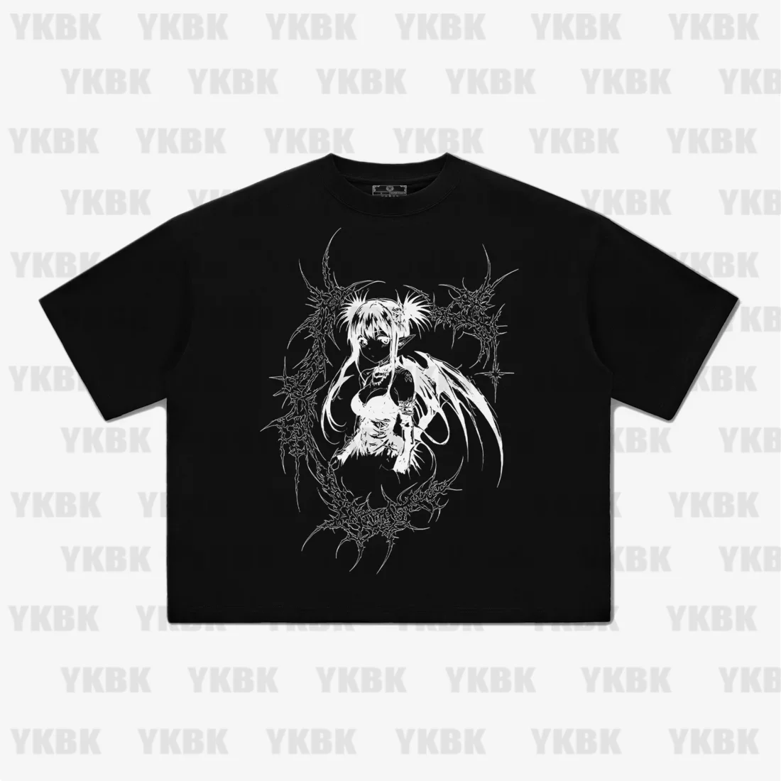 Death Note Mihaisha Short Sleeve T-Shirt Cotton Printing Loose Retro American Trend Brand Men's and Women's Versatile