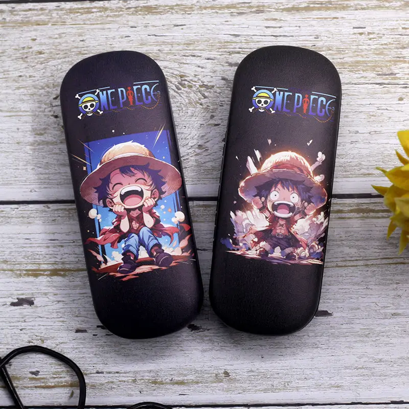 جديد قطعة واحدة أنيمي لوفي زورونامي الكرتون موضة كول بسيط دائم المحمولة المضادة للضغط صندوق نظارات بالجملة #3