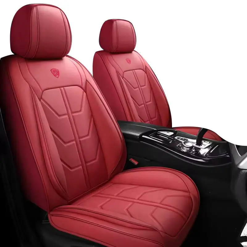 

All Leather Full Surround Business Sport Interior Accessory Leather Waterproof Full Set Car Seat Covers For Honda
