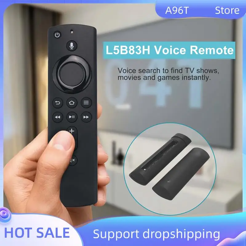 

A96T Новый голосовой пульт дистанционного управления L5B83H, замена для Amazon Fire TV Stick 4K Fire TV Stick с голосовым пультом Alexa