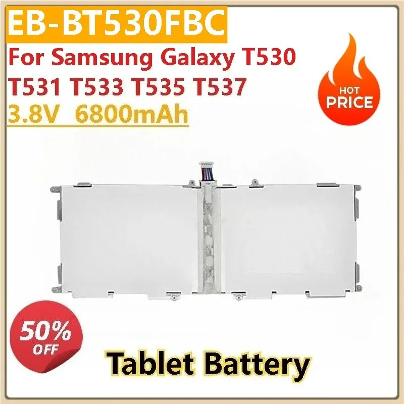 

Tablet Battery SM-T530 SM-T535 3.8V for Samsung Galaxy SM T330 T331 T230 T231 T235 T530 T531 T535 Tab 4, 7.0, 8.0, 10.1, Tab4,