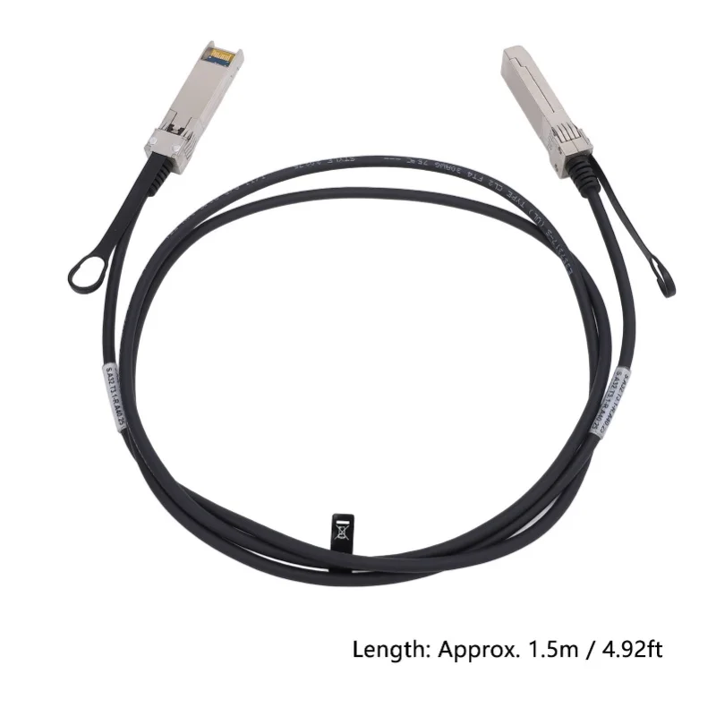 MCP2104-X01AB SFP+ DAC Cable 10Gbps 1.5m High Speed Data Transfer Plug And Play Passive Direct Copper Twinax Cable