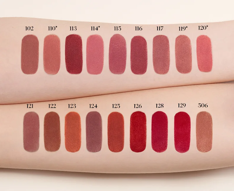 JOOCYEE GLAZED ROUGE Toffee powder mist lipstick whitening water light film-forming lipstick - pomadka w pudrze o efekcie mgiełki, rozjaśniająca, z efektem wodnego filmu.