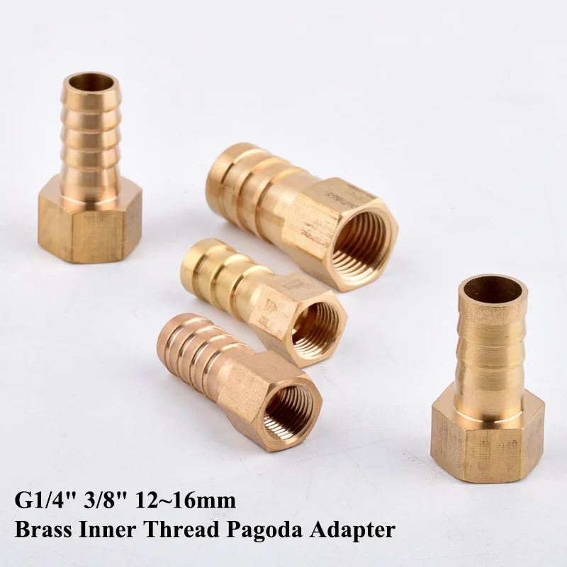 2pcs Copper Pagoda Joint Female Thread G1/4