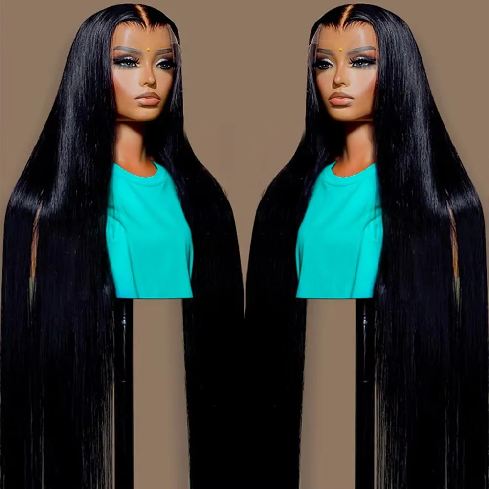 360 Lace Front Wigs Human Hair Brazilian Bone Straight 13X4 13x6 Lace Frontal Human Hair Wigs For Women 6x4 5x5 Glueless Wig