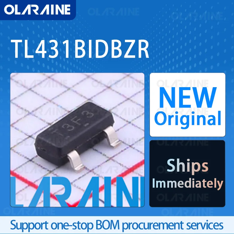 

10/50/100Pcs TL431BIDBZR SOT-23-3 original ic chip Reference voltage 36 V RoHS Initial Accuracy0.5 % Current 100 mA
