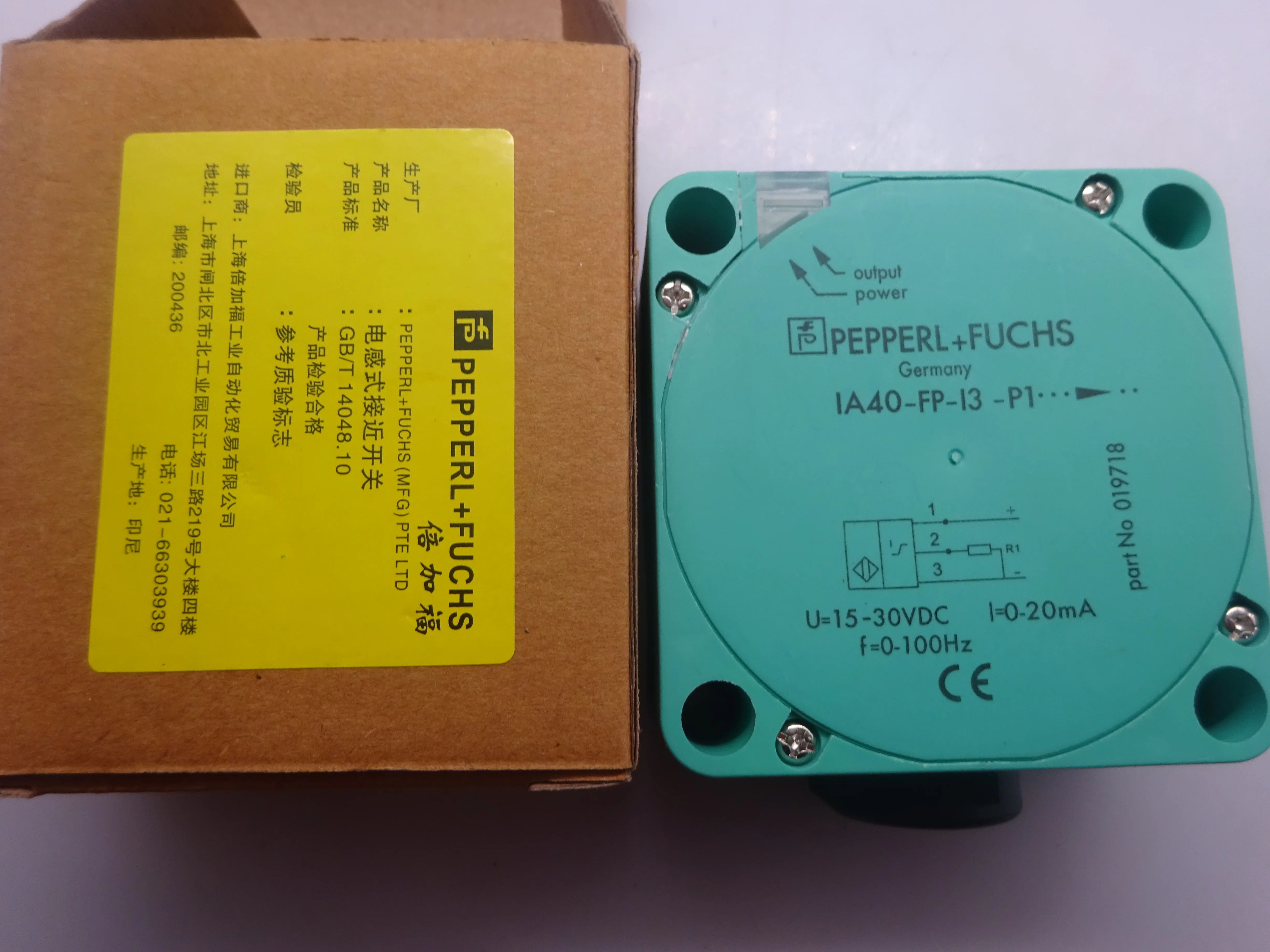 

Original proximity switch sensor IA40-FP-I3-P1 IA40-FP-I3-P2
