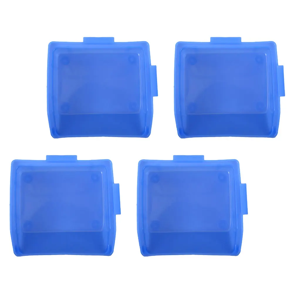

4pcs Red 95x100x50mm ABS Material Stackable Storage Boxes for Warehouse Tool ganization Plastic Bins Parts ganizer