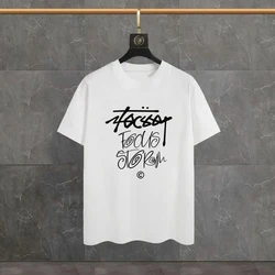 Camiseta de manga corta para hombre y mujer, Camiseta holgada de gran tamaño con diseño de nicho coreano, Media manga, cabeza de perro 3D, Top de pareja, 2024