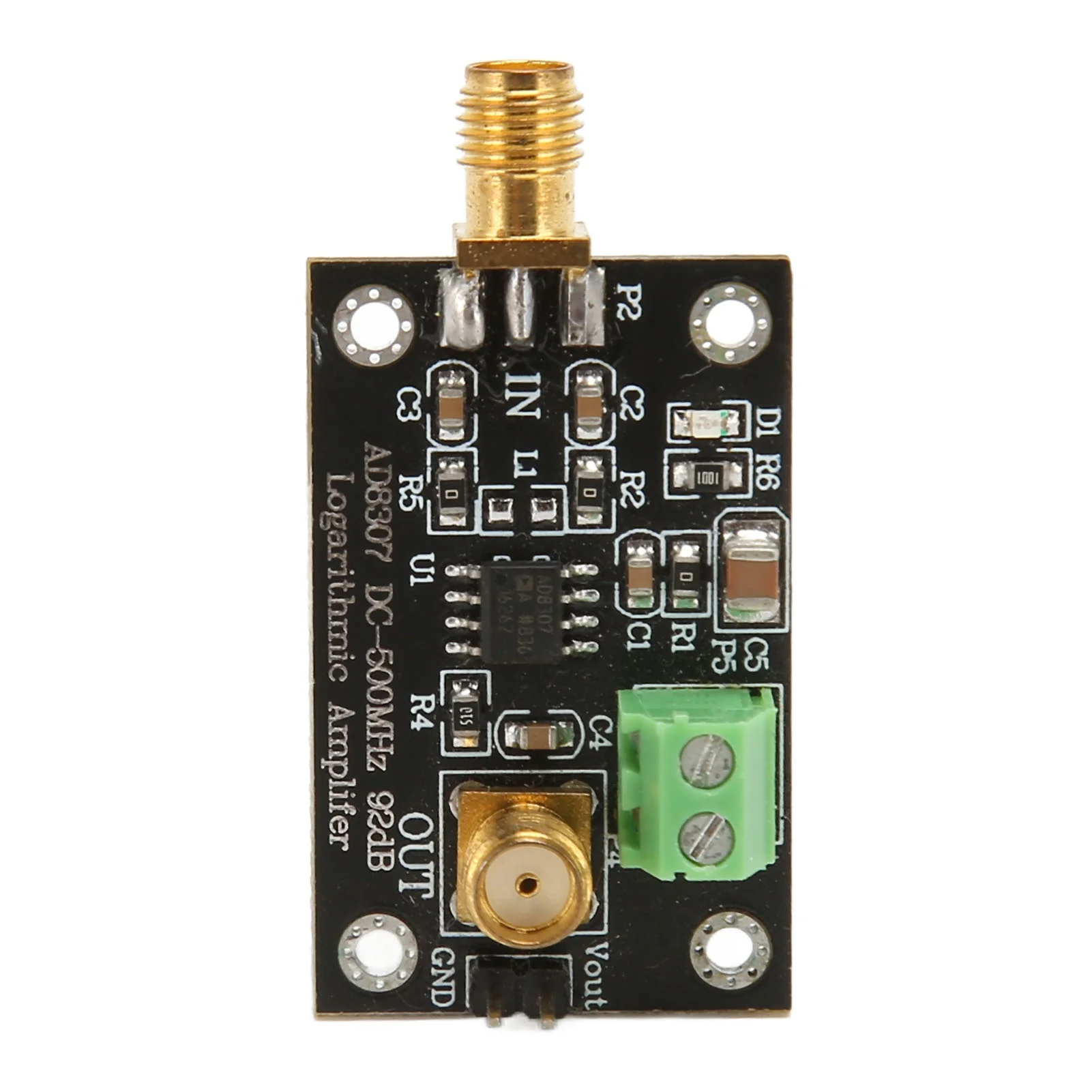 AD8307 RF Power Detector DC 500MHz Antenna Power Transmitter Radio Frequency Power Meter Logarithmic Detector