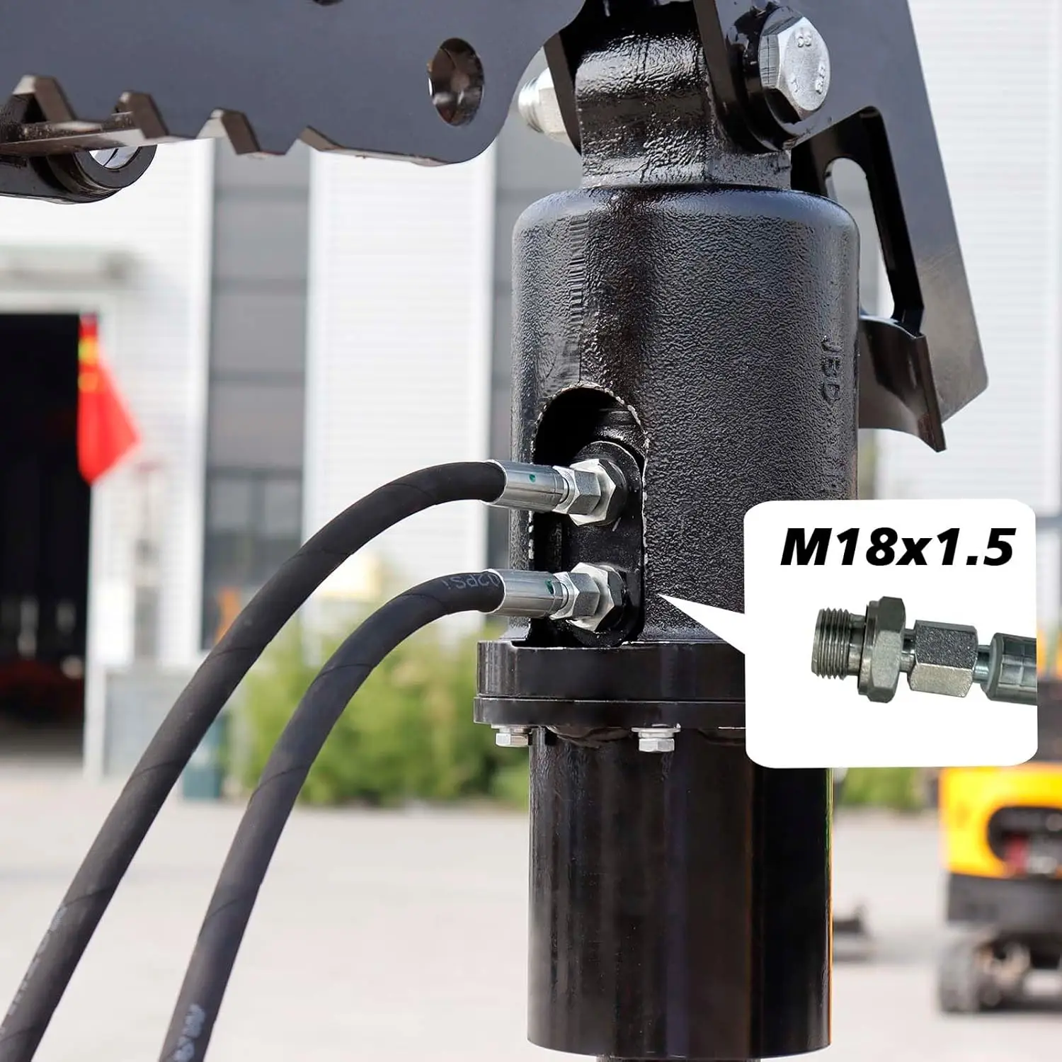 MMS 200MM Diameter Auger Drill Mini Excavator Attachments for 1Ton-1.5Ton Mini Excavators Small Digger Free Shipping
