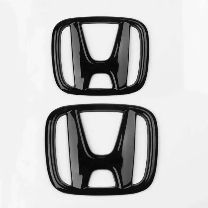 ABS Carbon Fiber Front Grille for Honda CRV 2017 2018 2019 2020 Car Rear Trunk Steering Wheel Logo Emblem Stickers Accessories