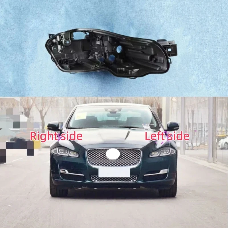For Jaguar XJ 2010 2011 2012 2013 2014 15 16 17 2018 Headlamp Base Headlight Rear Shell Replace Headlight House Black rear shell