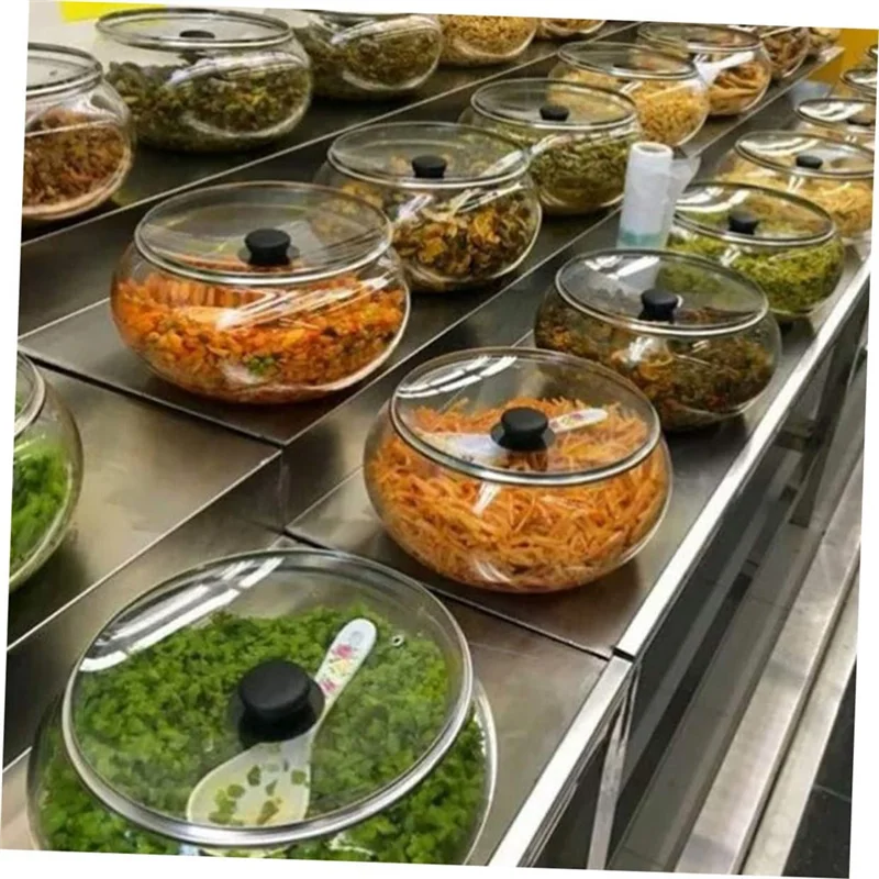 Wadah Makanan Wadah Kaca Untuk Makanan Terarium Toples Sayuran Toples Fermentasi Rumah