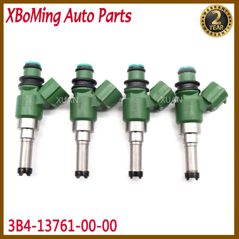 4PCS Motorcycle Injection Fuel Injector For Yamaha ATV Grizzly 450 550 700 3B4-13761-0000 3B4137610000 3B4-13761-00-00