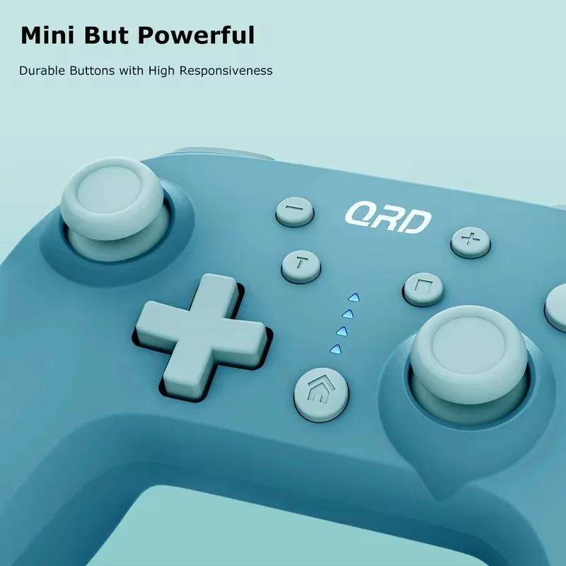 Qrd Junior E5 Mini Wireless Controller For Switch/Oled/Lite Pc Ios Android Portable Children'S Gamepads Spare Joystick Switch