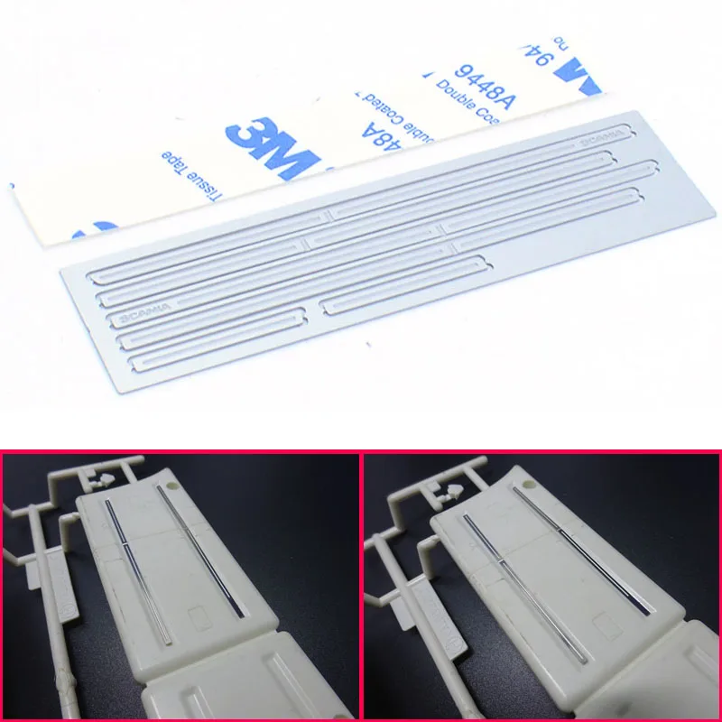 

1:14th Scale Metal Side Skirt Trim Plate for Tamiya RC Dump Truck SCANIA R620 R470 R730 Car Accessories