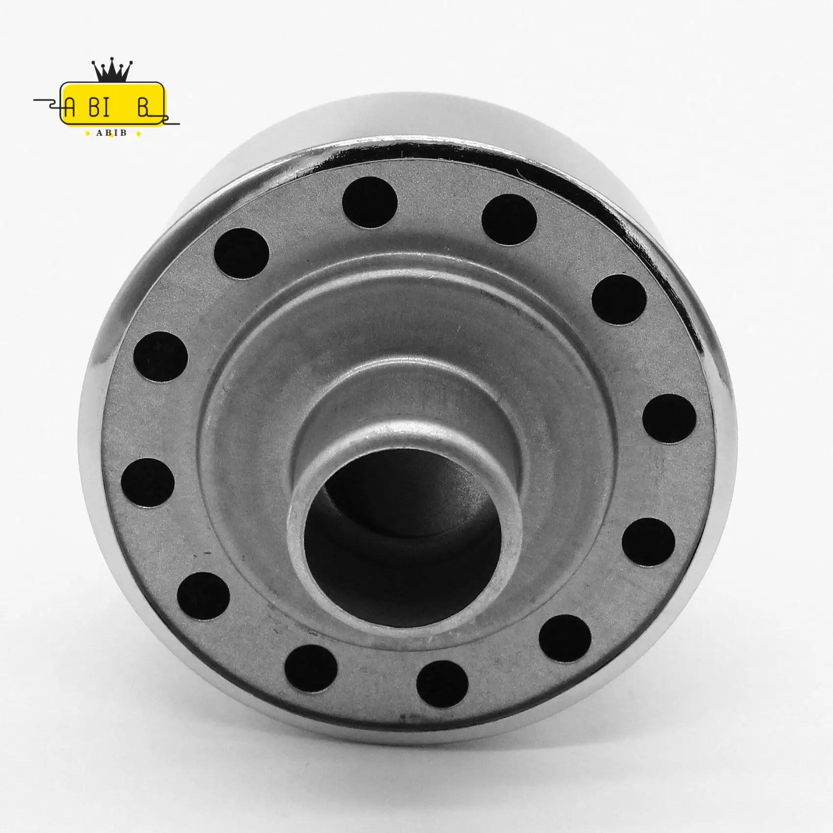 ABIB -Push-On Round Valve Cover Breather For 1-1/4 Inch Hole Valve Cover For Chevy Ford 327 350 396 454 302 351W
