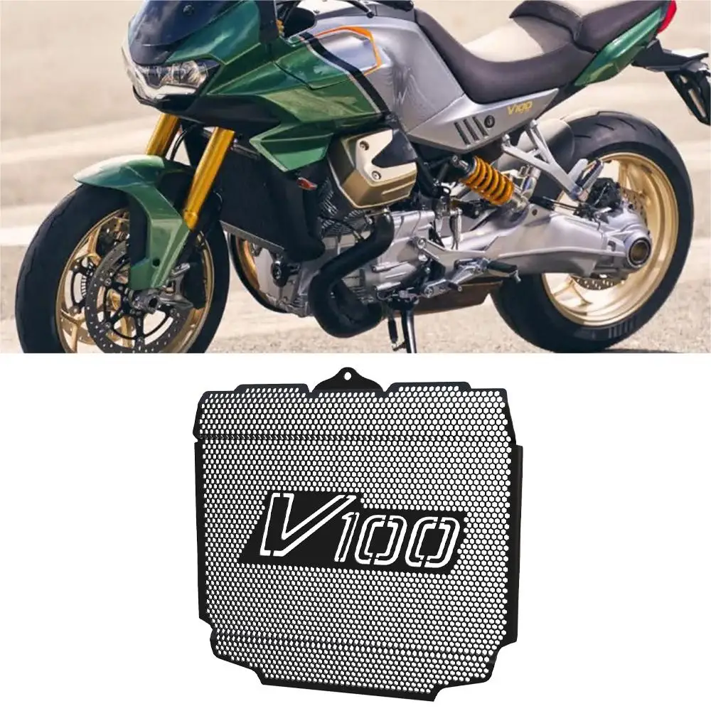 

For Moto Guzzi V100 Mandello MandelloS 2023 2024 Motorcycle Parts Radiator Grille Guard Cover Protector Water Tank Protection