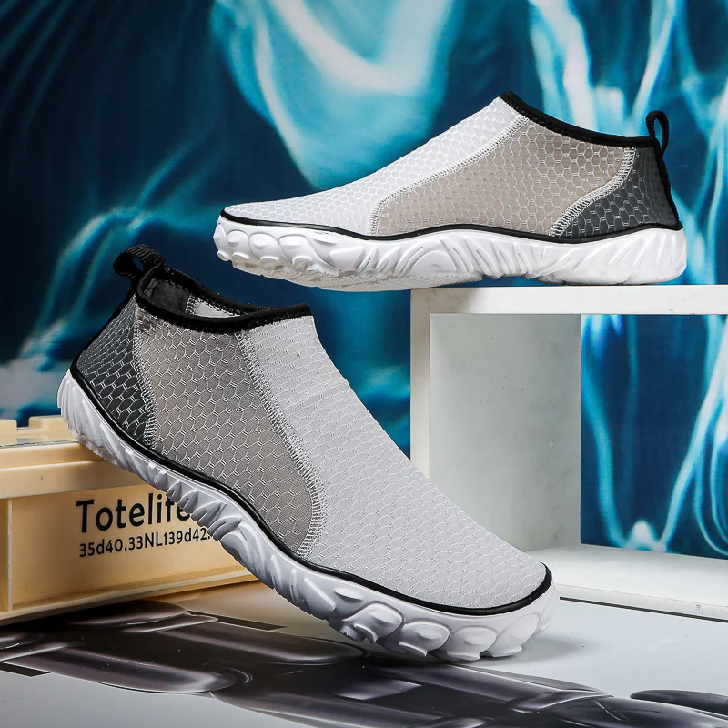 Chaussures de course légères pour hommes et femmes, non ald yoga, fitness, maille multicolore, respirantes, sports aquatiques