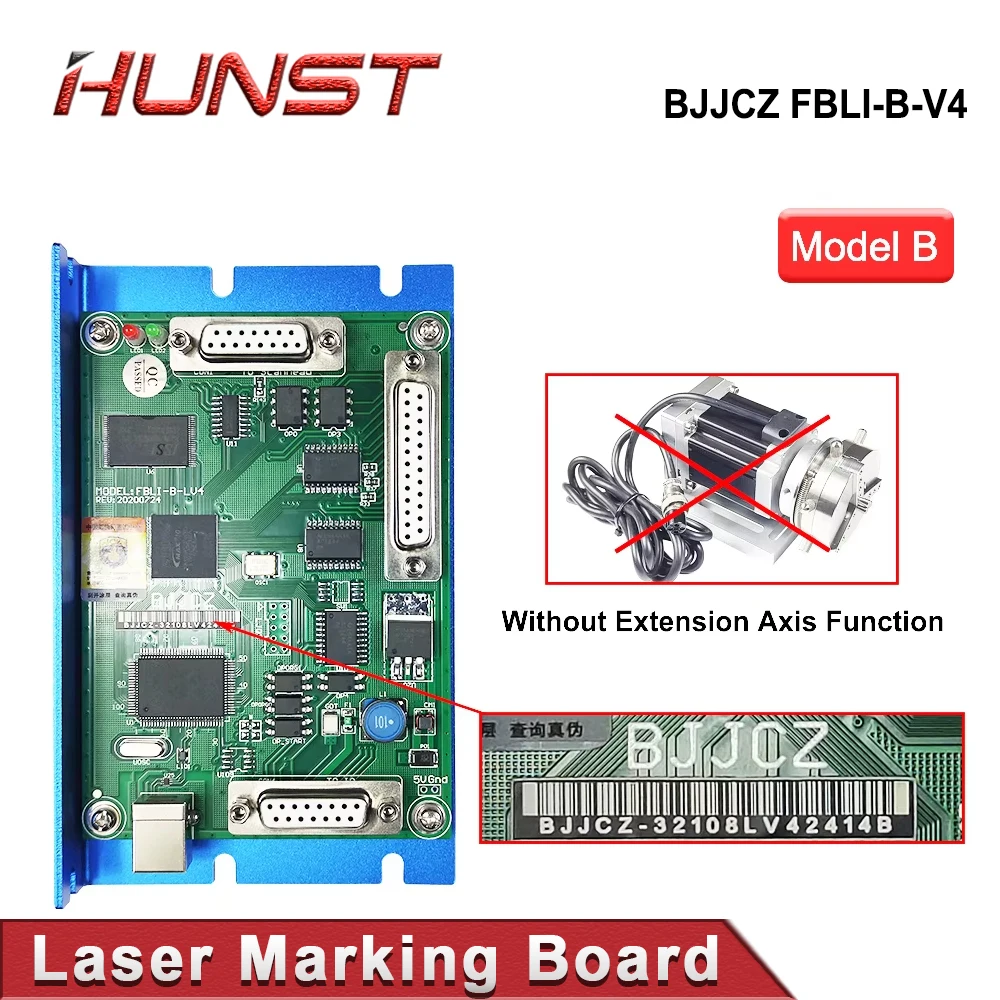 HUNST BJJCZ Laser Controller Original Card JCZ Control Board FBLI-B-LV4 Ezcad for IPG Raycus JPT MAX Fiber Marking Machine