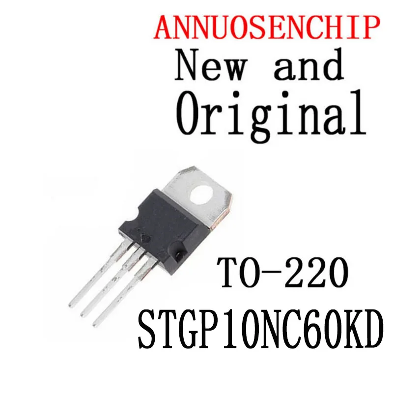 5PCS New and Original TO-220 10A 600V IGBT 10NC60 GP10NC60KD STGP10NC60 GP10NC60 10NC60KD TO220 STGP10NC60KD