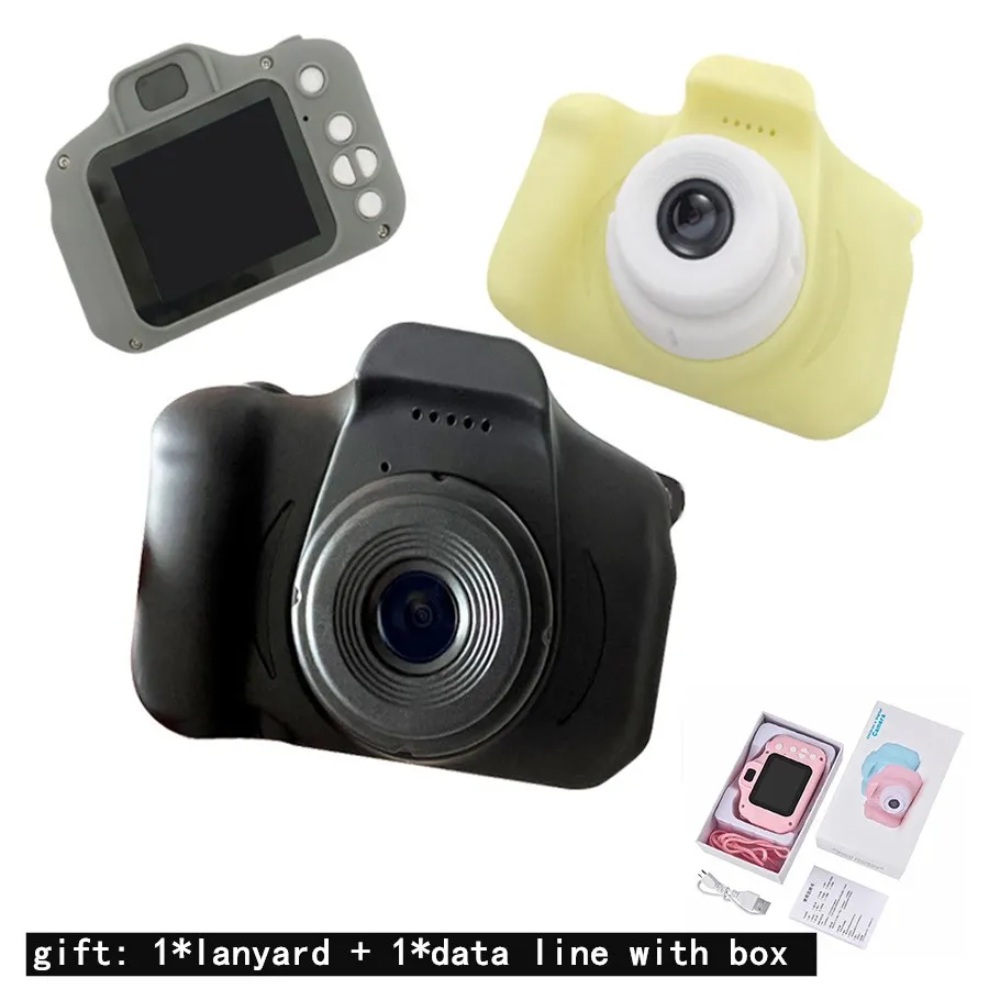 Mini Cartoon Camera Educational Toys For Children 2 Inch HD Screen Digital Camera Video Recorder Camcorder Toys For Kids Girls