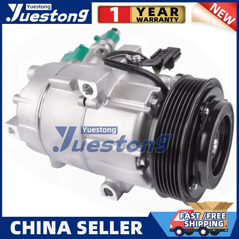 AC Compressor w Clutch For Kia Forte Forte Hyundai Elantra GT 1.8L 2.0L L4 13-17 97701-A5100 97701A5100 16003794101 1600379410