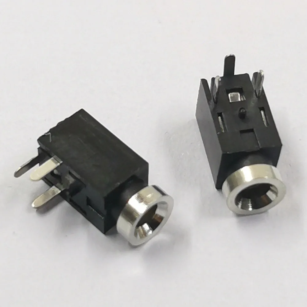 5/20PCS 2.5 mm Female Audio Connector Diameter 5mm 3 PIN DIP Headphone Jack socket PJ210 PJ-210A/2F01  Audio socket