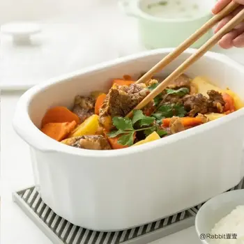 Velký keramický hrnec na dušení Buydeem, elektrický napařovač Buydeem G55 G56, keramický hrnec na dušení 2 l, keramický hrnec na pomalé dušení 8 nejlepší prodej parník buydeem - №1