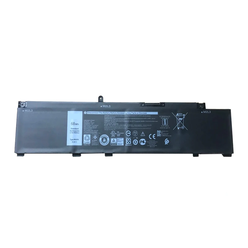 Imagem -02 - Lmdtk Nova Mv07r 15.2v 68wh Bateria do Portátil para Dell g5 5000 Jogos Portátil 72wgv W5w19