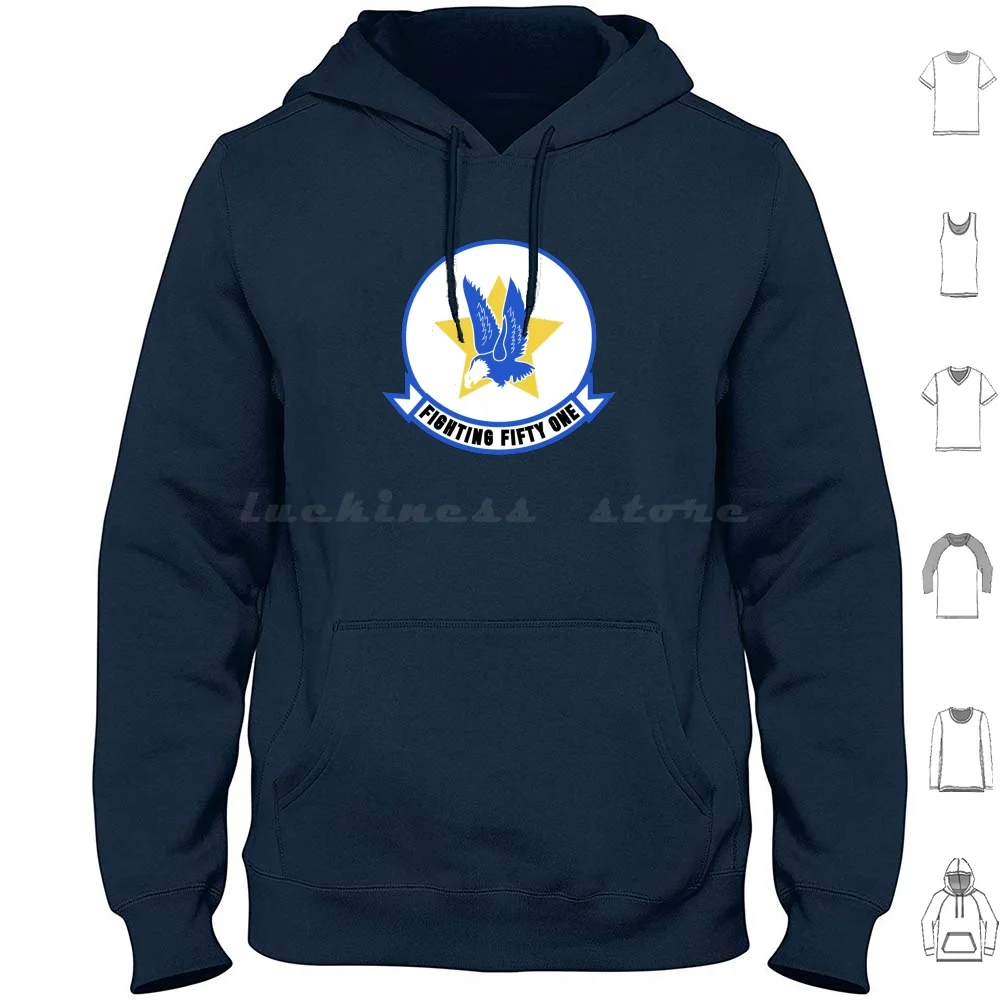 Vfa-51 Bob Beach Camiseta com capuz de algodão manga comprida Bob Screaming Maverick Robert Hangman Phoenix
