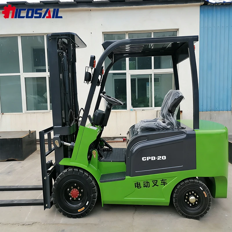 

CE Certified 2 Ton Electric Forklift 72V 5.5kW Motor Zero Emission for Indoor Outdoor Work