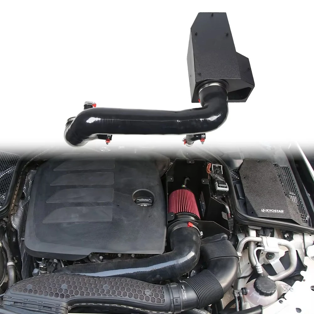 

New Air Filter for Mercedes-Benz W205 M264 C180 C200 C300 GLC300 2018-2021 Cold Air Intake Kit Pipe