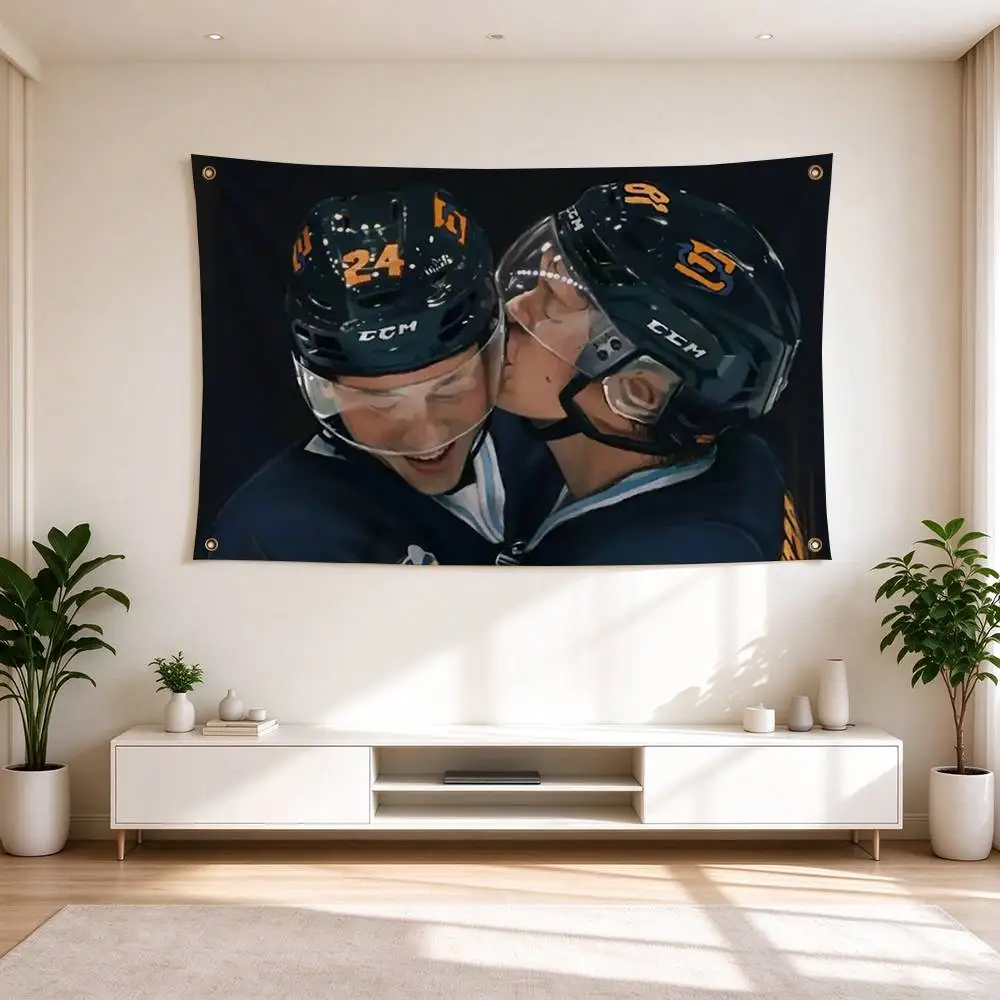 H-Heated Rivalry Sports Romanc Flags for Bedrooms Home Decor Items Outdoor Decors Garage Decoration Flaga 2