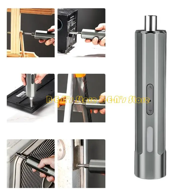 Y1AD 3.7V Cordless Screwdriver with LED Light and Type-C Chargings for Home Use