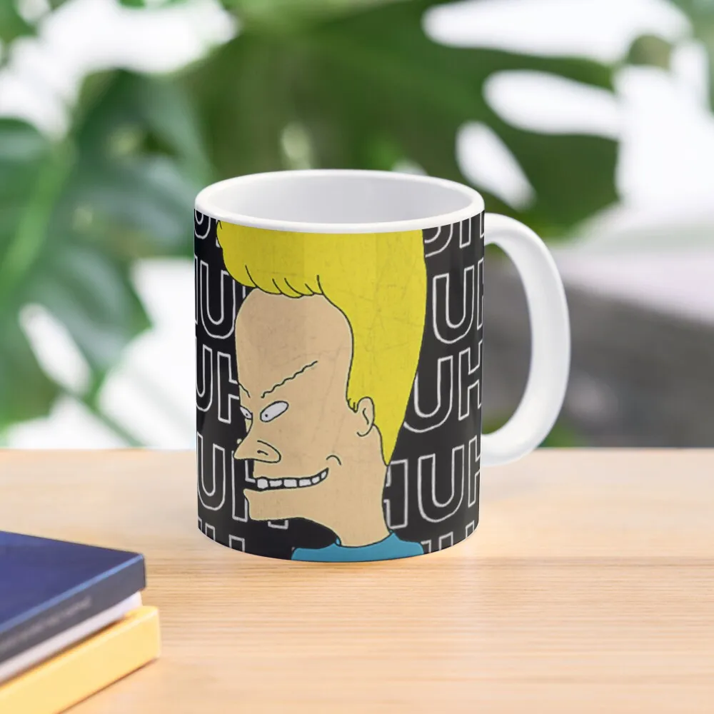 Beavis and Butt-Head Laughing Coffee Mug Pottery Cups Ceramic Cup Mug Kawaii Coffee Thermal Mug