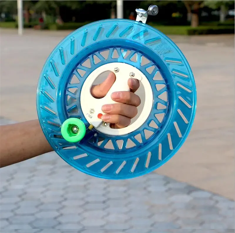 Carrete de pipa para niños, rueda de pipa abs, juego al aire libre, juguetes divertidos, rueda de línea de cuerda para pipa, accesorios grandes para pipa, juguete deportivo, diversión al aire libre